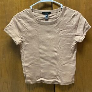 Brown Slightly Cropped Shirt